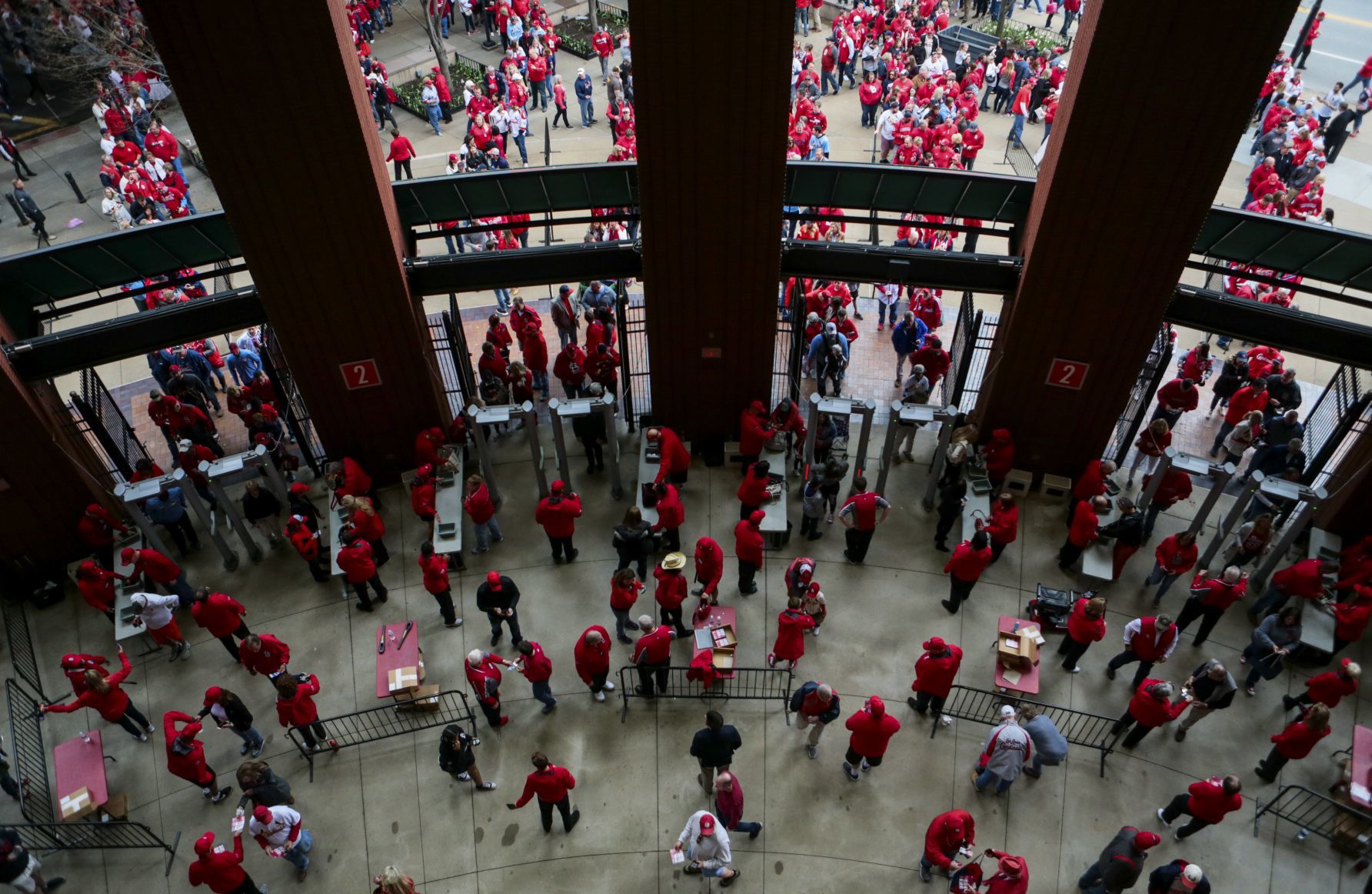 Opening Day at Busch Stadium